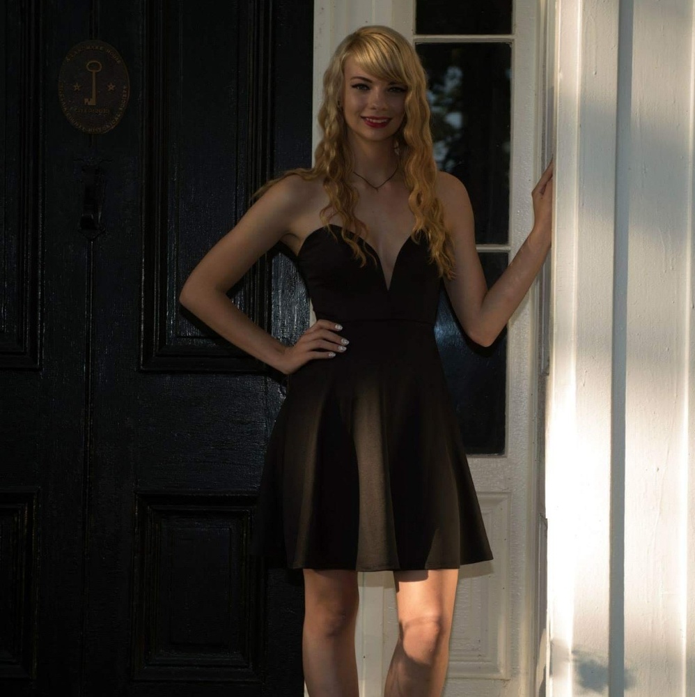 Homecoming/prom short fit and flare dress